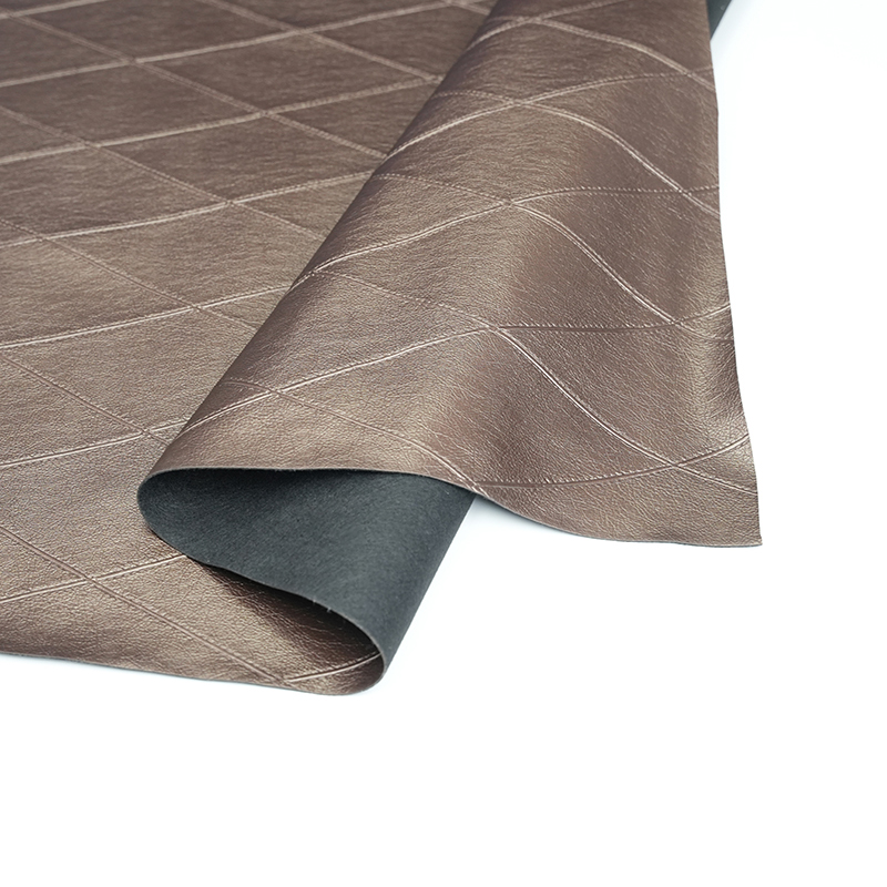 Makintab na gintong brilyante na PVC katad para sa dekorasyon