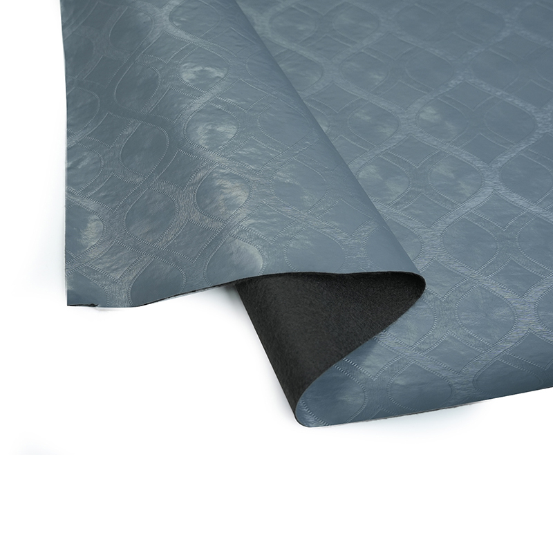 Madilim na pulang tapiserya PVC katad